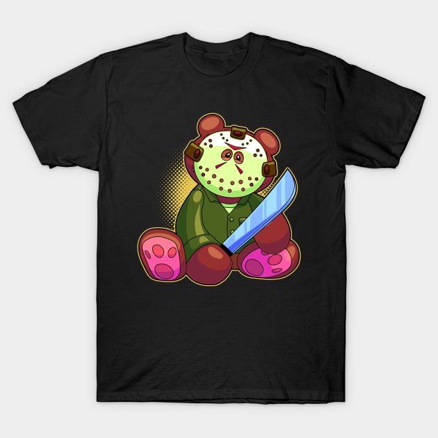 Horror Teddy Bear 7 T-Shirt by ArtisticDyslexia